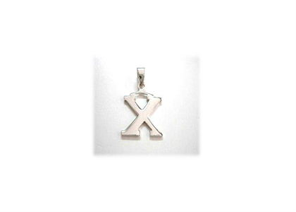 Rhodium Plated | Alphabet Pendants